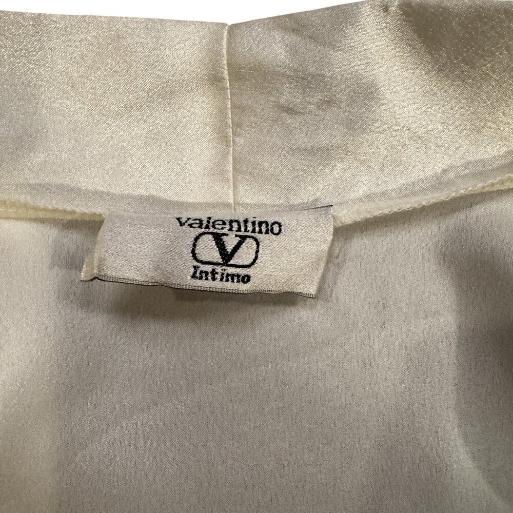Vintage Valentino Intimo Satin & Lace Robe - Size S - Picture 8 of 8